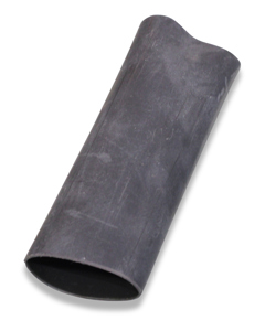 Shrunk-on hose black 25.4/12.7mm L=100mm with inside glue